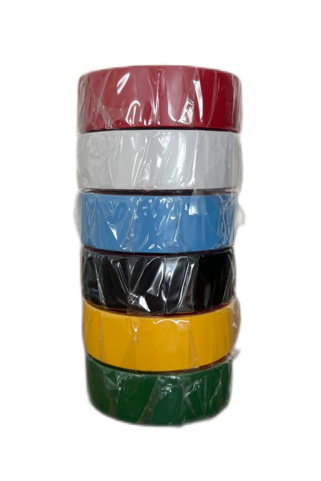 Elektrik Bandı 10 Adet 19mmx10yds Yeşil Elektrik İzole Bandı 10'lu Paket