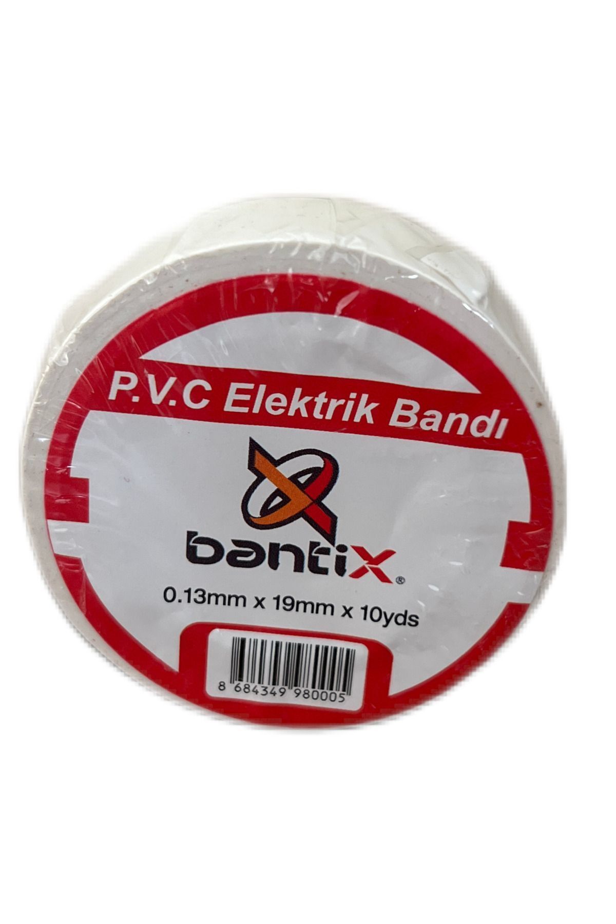 Elektrik Bandı 10 Adet 19mmx10yds Beyaz Elektrik İzole Bandı 10'lu Paket