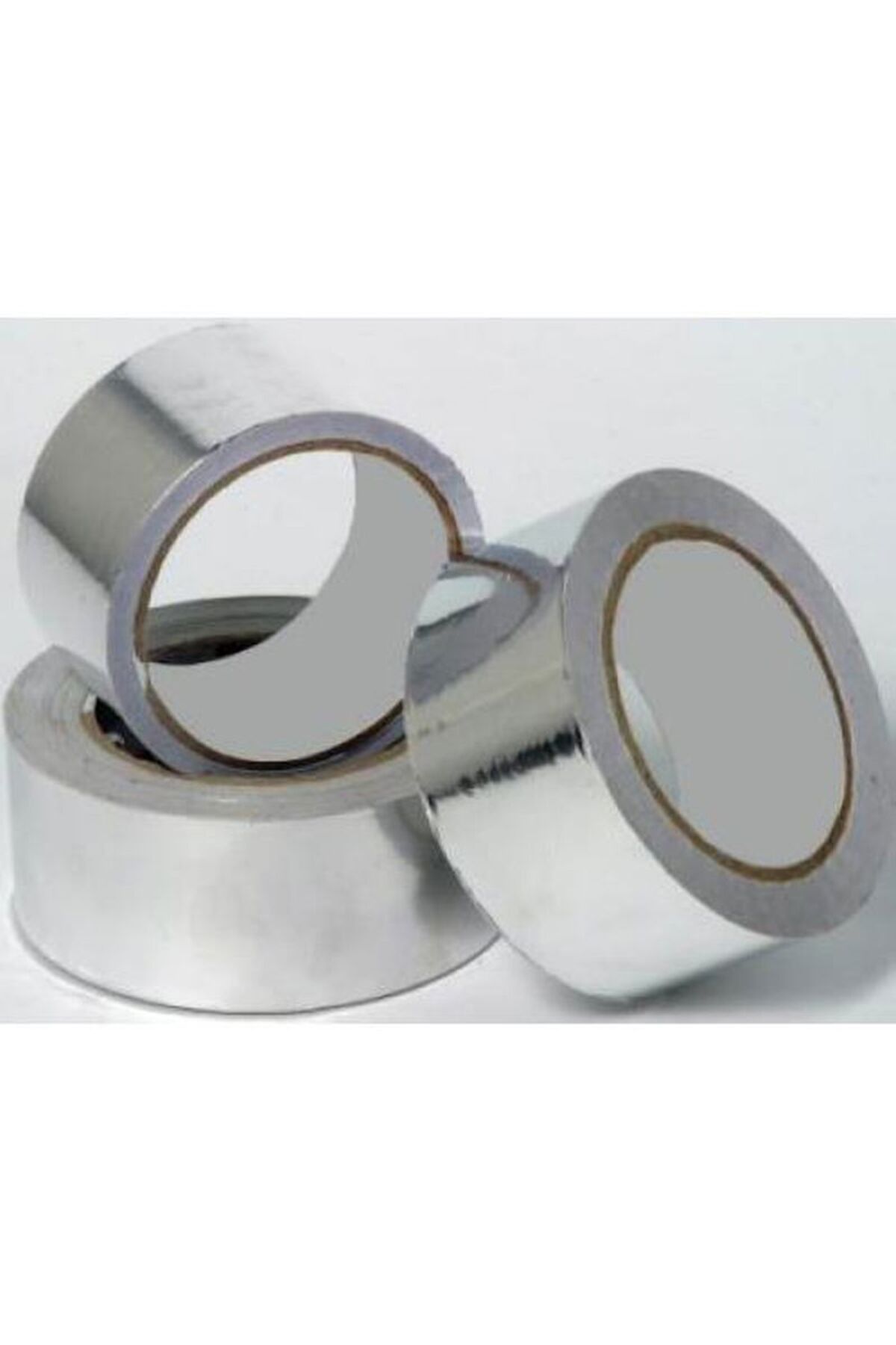 6'lı Paket Alüminyum Folyo Bant 44mm * 10 Metre Yanmaz Erimez Tamirat Tadilat Bandı