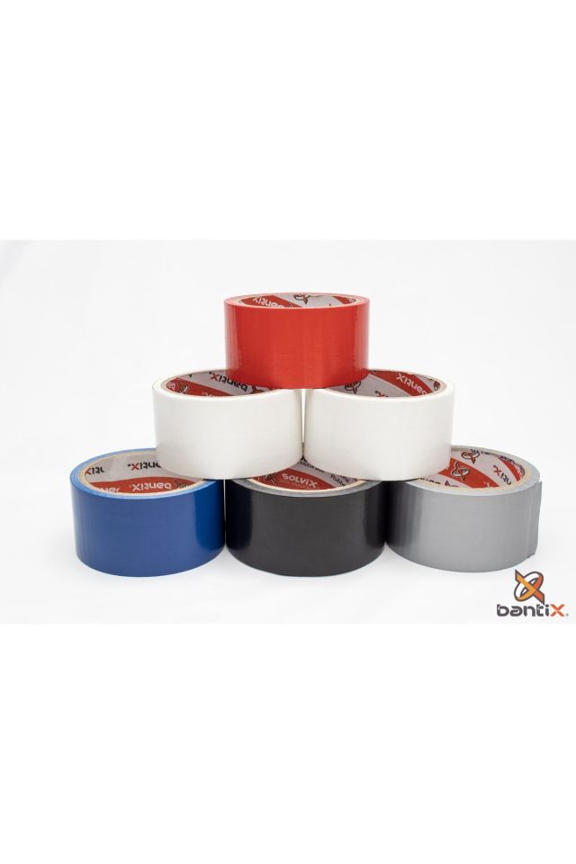 6’lı PAKET GRİ TAMİR BANDI- DUCK TAPE ÇOK AMAÇLI TAMİR BANDI - KANAL BANDI 48MM * 10 ar METRE